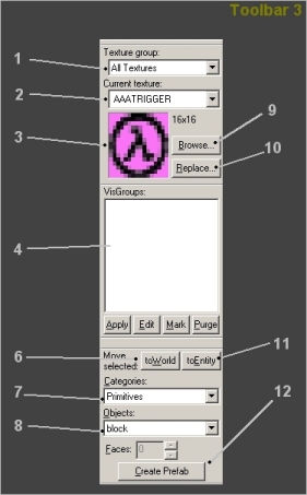 Hammer toolbars